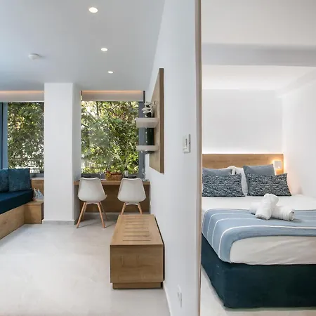Apartment Elegant Blue Rhodes Center Near The Sea *