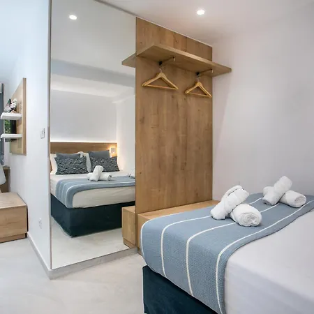 Elegant Blue Rhodes Center Apartament